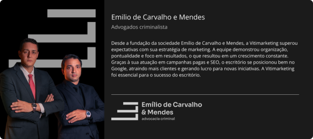 depoimento emilio de carvalho e mendes
